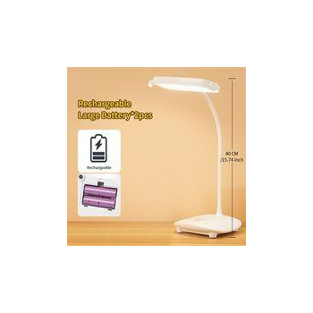 Lampe de Bureau Lampe de Table Sans fil Rechargeable 3000 à 6000 Kelvin 