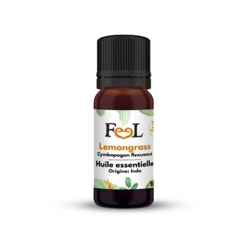 Lemongrass huile essentielle 10ml Feel Oil - Cymbopogon flexuosus