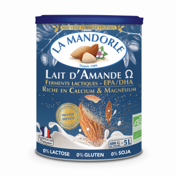 Lait d'Amande Probiotique - Oméga 3 "LA MANDORLE"
