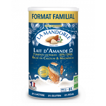 Lait d'Amande Probiotique - Oméga 3 - Familial "LA MANDORLE"