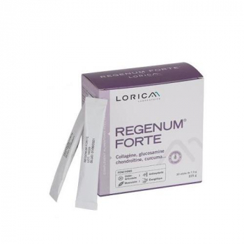 Regenum Forte® - collagène, glucosamine, chondroitine, curcuma et bactéries lactiques - 1 mois
