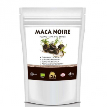 Maca Noire Bio 250gr poudre – Inti Nutrition