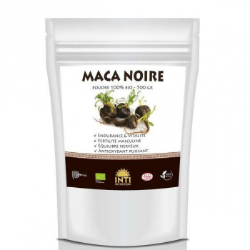 Maca Noire Bio 500gr poudre – Inti Nutrition