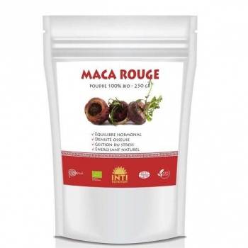 Maca Rouge Bio poudre 250 gr – Inti Nutrition