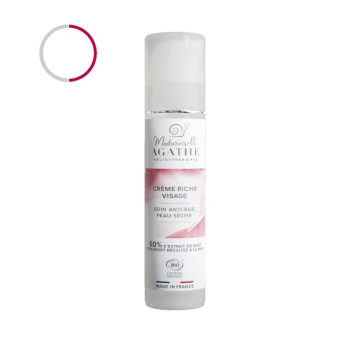 Mademoiselle Agathe - crème riche visage anti-âge 50 ml - certifié bio