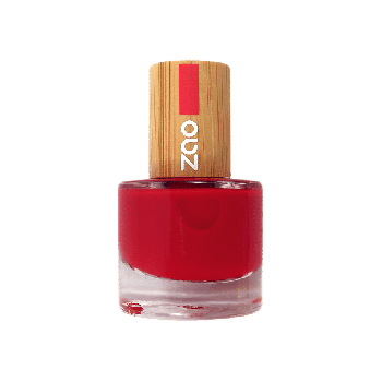 Vernis à ongles n°650 Rouge carmin 8ml Zao