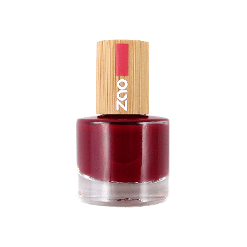 Vernis à ongles numéro 668 rouge passion 8 ml Zao BIO