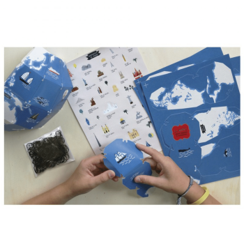 Kit créatif : Globe terrestre 3D