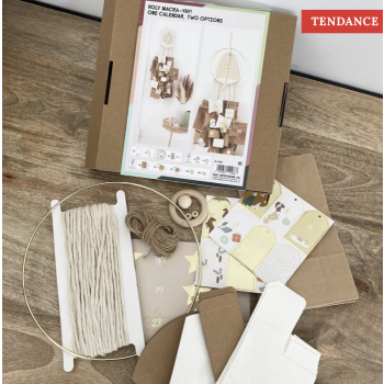 Kit pour faire son propre calendrier de l'avent - Macramé