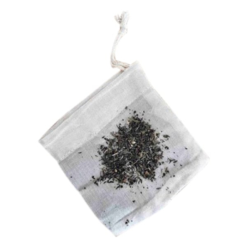 5 sachet the reutilisable en coton