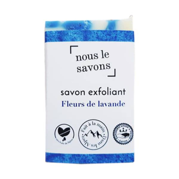 Savon exfoliant à la lavande