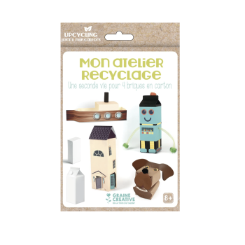 Kit : Mon atelier recyclage - Briques en carton