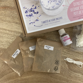 DIY - Coffret les bougies délicates et fleuries