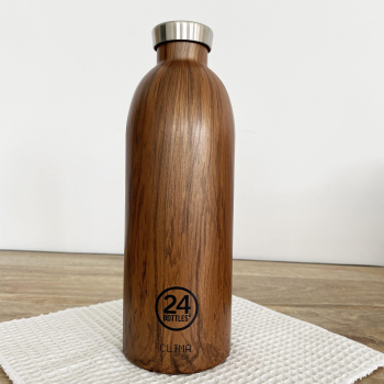 Gourde CLIMA isotherme 850ml - Sequoia Wood | 24 Bottles