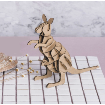 Maquette 3D en carton - Kangourou