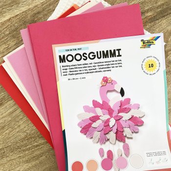 Kit créatif en mousse - Coloris rose