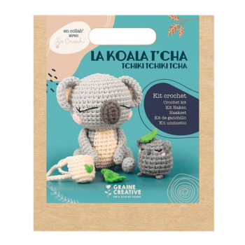 Kit Amigurumi pour faire un koala en crochet - La Koala t'cha