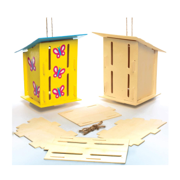 Kit à construire de 2 cabanes pour papillons