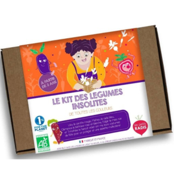 LE KITKIPOUSS : Kit de graines de légumes insolites bio