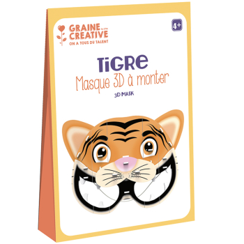 Kit créatif TIGRE : Masque 3D à construire