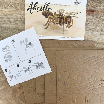 Maquette 3D en carton - Abeille