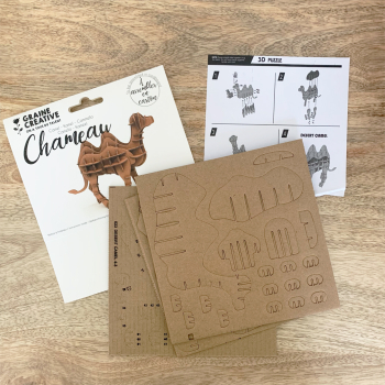 Maquette 3D en carton - Chameau