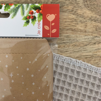 Kit de 6 sachets en kraft étoiles