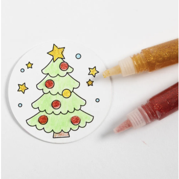 Kit DIY dessin - Boules de Noël