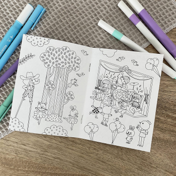 Petit cahier de coloriage - Tous en scène