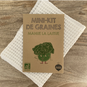 Mini kit de graines - Manue la laitue