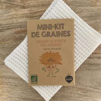 Mini kit de graines - Charly le soucis des jardins