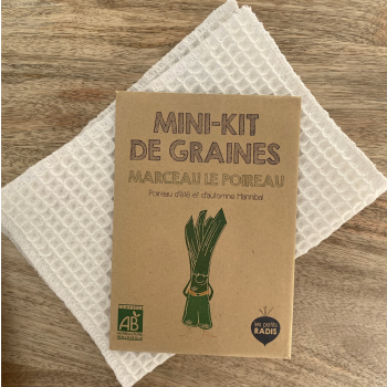 Mini kit de graines - Marceau le poireau