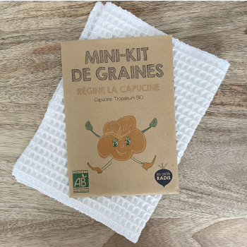 Mini kit de graines - Régine la capucine