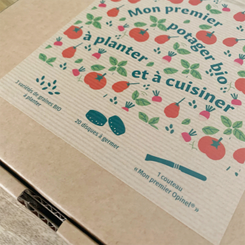 Coffret : Mon premier potager bio à planter et à cuisiner pour enfants