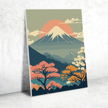 Peinture par numéros 30x40 cm - Mont Fuji