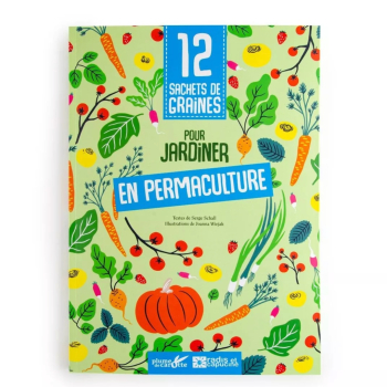 Livre 12 sachets de graines : Je jardine en permaculture