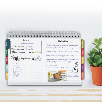 Kit carnet de recettes de famille