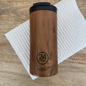 Mug TRAVEL isotherme 600 ml - Sequoia Wood | 24 Bottles