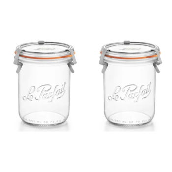 Lot de 2 bocaux Bistrot 580 ml Le Parfait®