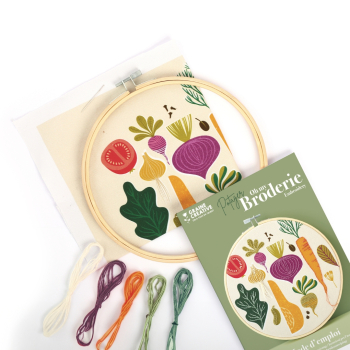 Kit broderie : Potager