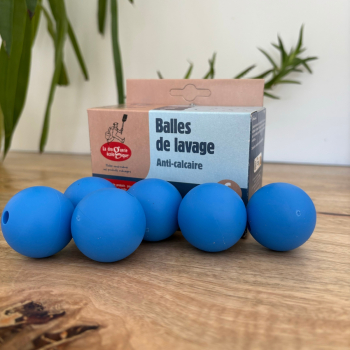 Balles de lavage anti-calcaire - Pack de 6