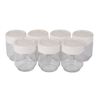 Lot de 7 Pots de Yaourt - Moulinex