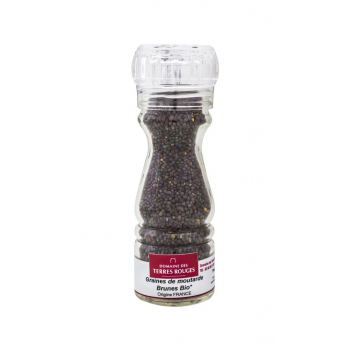Moulin à Graines de Moutarde brunes françaises Bio 70g