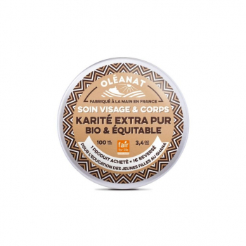 Beurre de Karité Sans Parfum Bioéquitable DAYS FOR GIRLS - 100ml - OLEANAT
