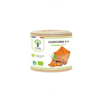 Curcuma + Poivre Noir Bio - Complément Alimentaire - Articulation Digestion - Fabriqué en France - 60 gélules