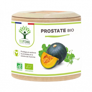 Prostate Bio - Protection - Confort Urinaire - Made in France - Certifié par Ecocert 60 gélules