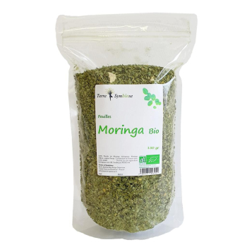 Feuille de Moringa BIO - 150 gr - Tisane - thé - Vitamine - Fer - Calcium