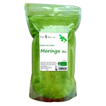 Moringa BIO - Sachet 350gr - Poudre de feuille Biologique - Santé - Energie