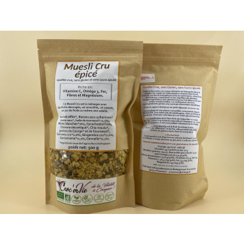 Muesli cru épicé