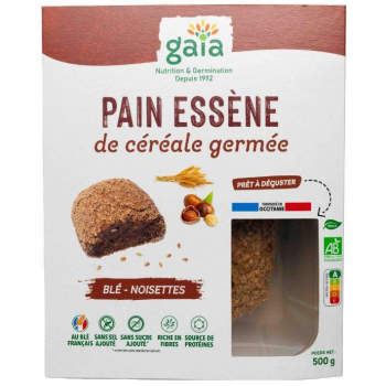 Pain Essène de céréale germée Blé/noisettes 500g